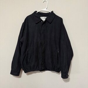 Vintage Tehama Clint Men's Black Bomber Jacket Size Large *Read*